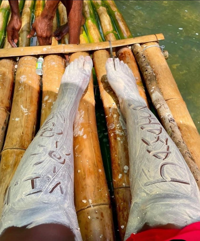 Mud Art on the River