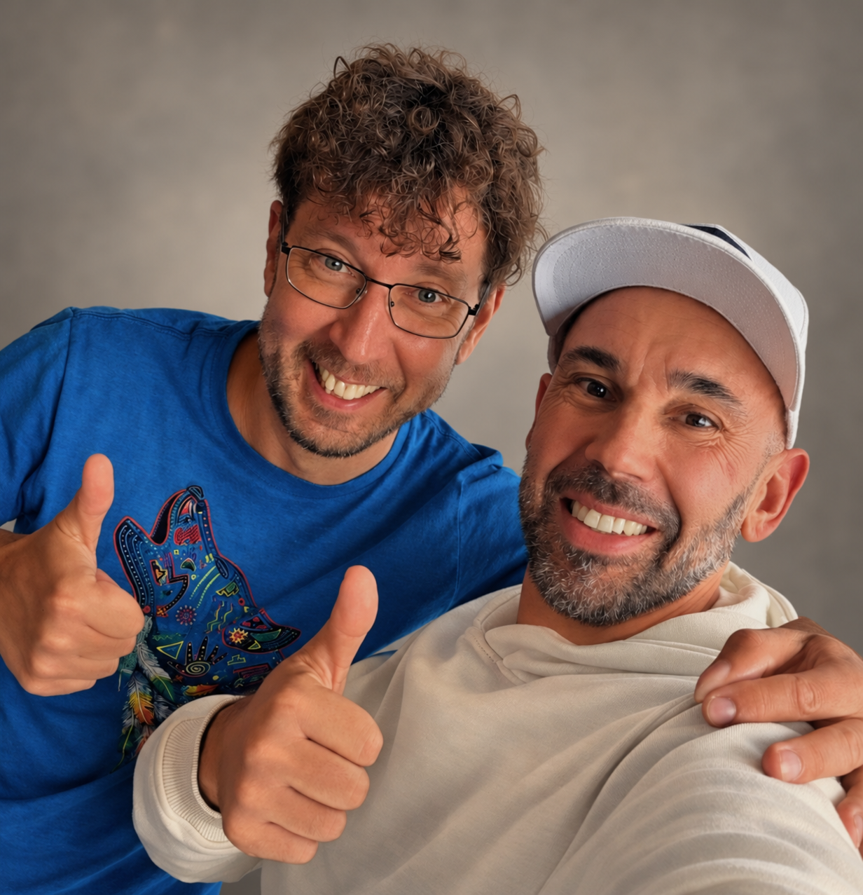 Alex and Marcel, the team behind THOP Time