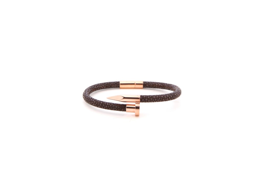 Stingray · Brown & Rose Gold