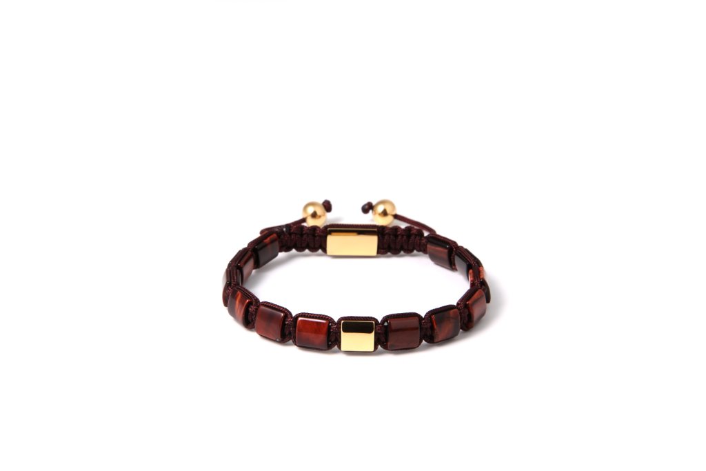 Red Tiger Eye & Gold