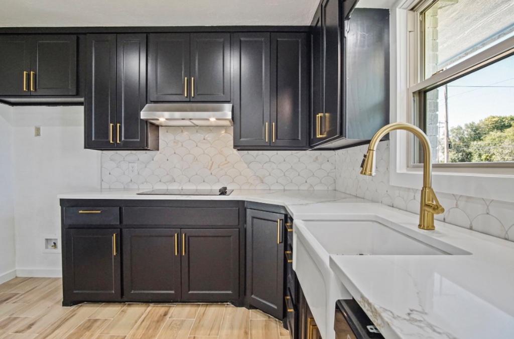 L-Shaped Kitchen Remodel