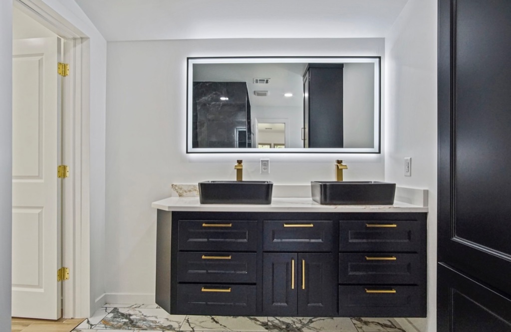 Floating Double Vanity