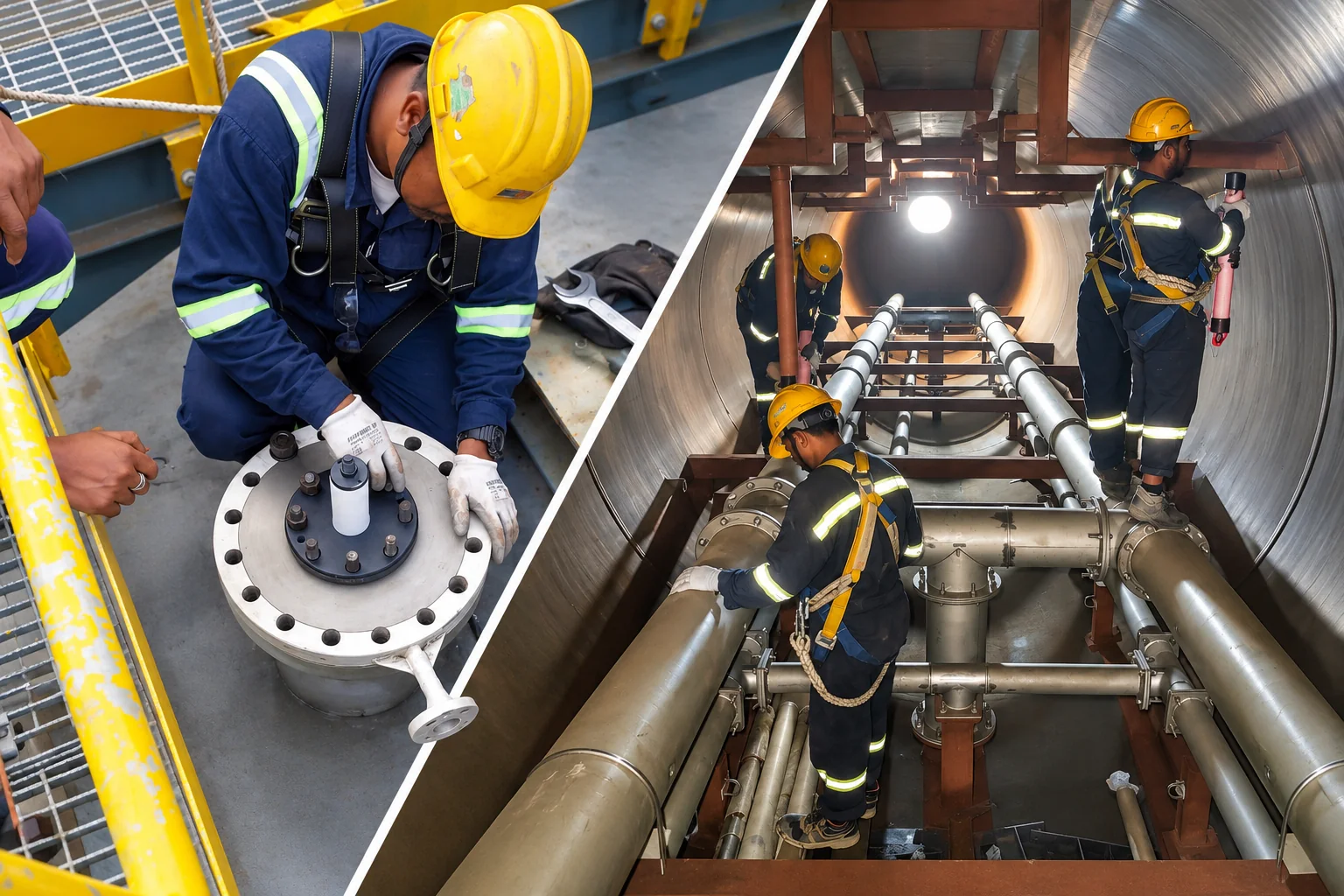 Crude oil desalter field support and commissioning