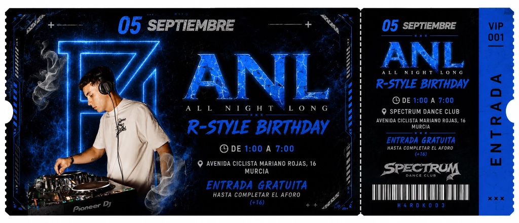 ANL BIRTHDAY (ALL NIGHT LONG R-STYLE) x H4RDKOD3🖤🧡