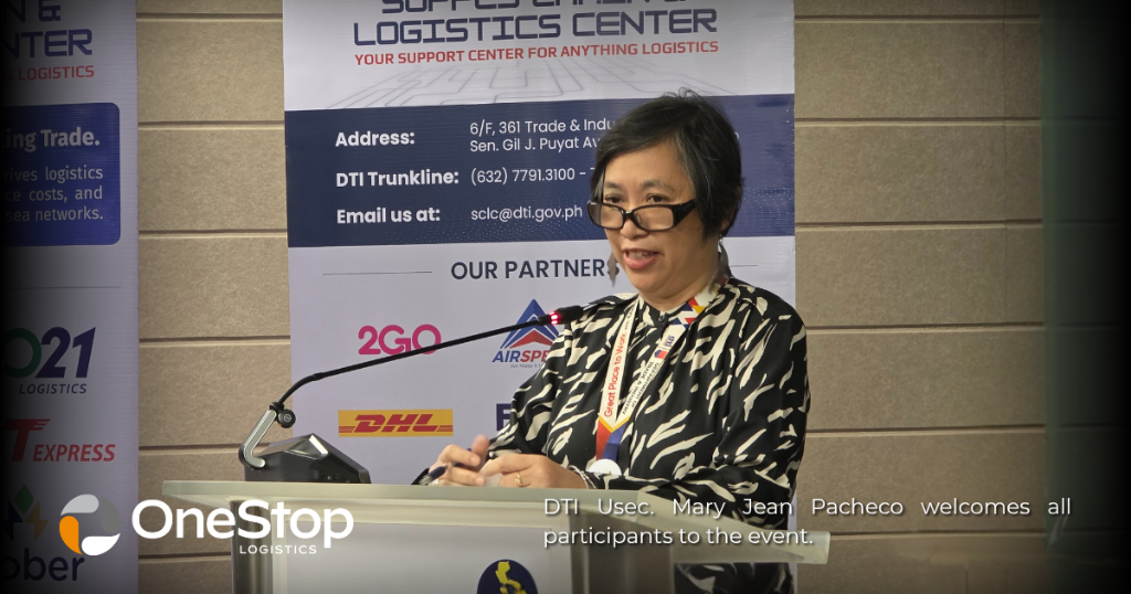 DTI Undersecretary Mary Jean Pacheco welcomes attendees
