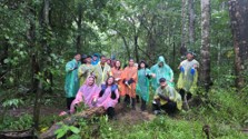 OSL MPs gather at the tree-planting site in La Mesa Watershed