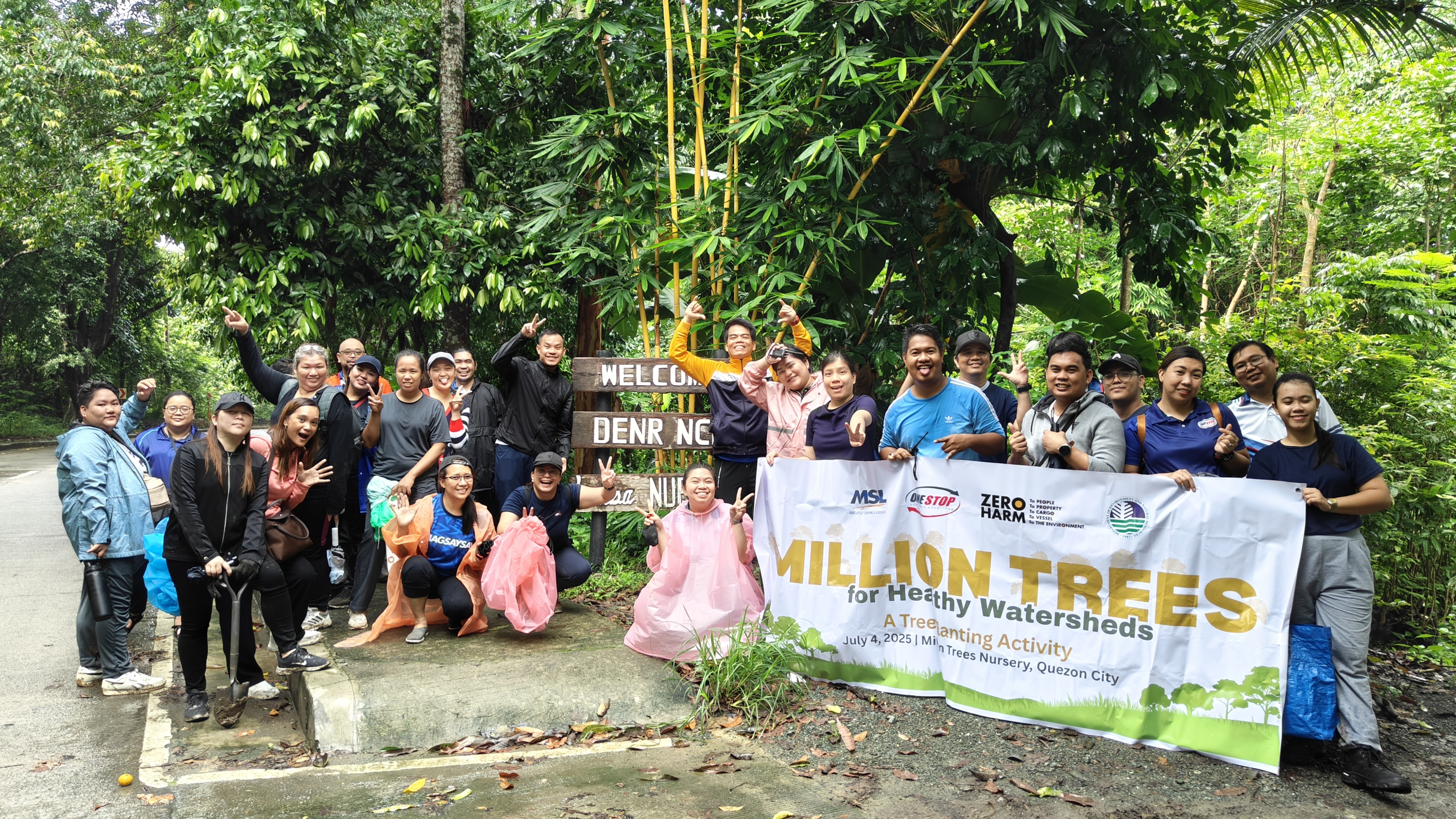 OLSI and partner teams at the Million Trees Initiative