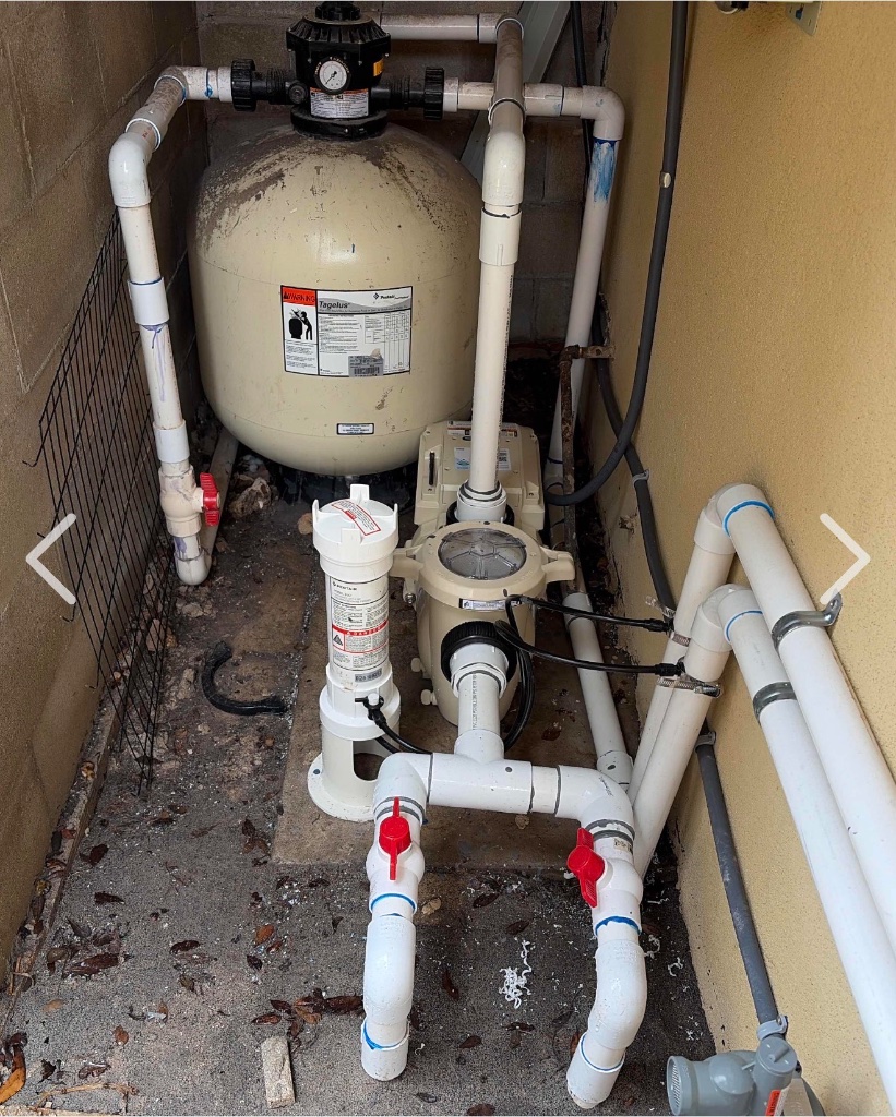 After: Pool Pump Replacement