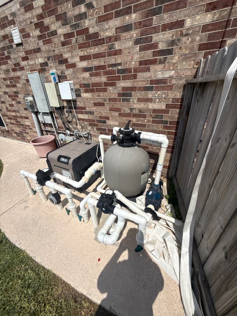 Heater Installation — before (photo from our sister company)