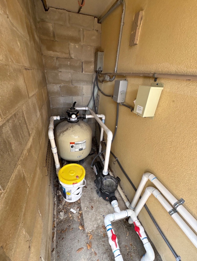 Pool equipment inspection