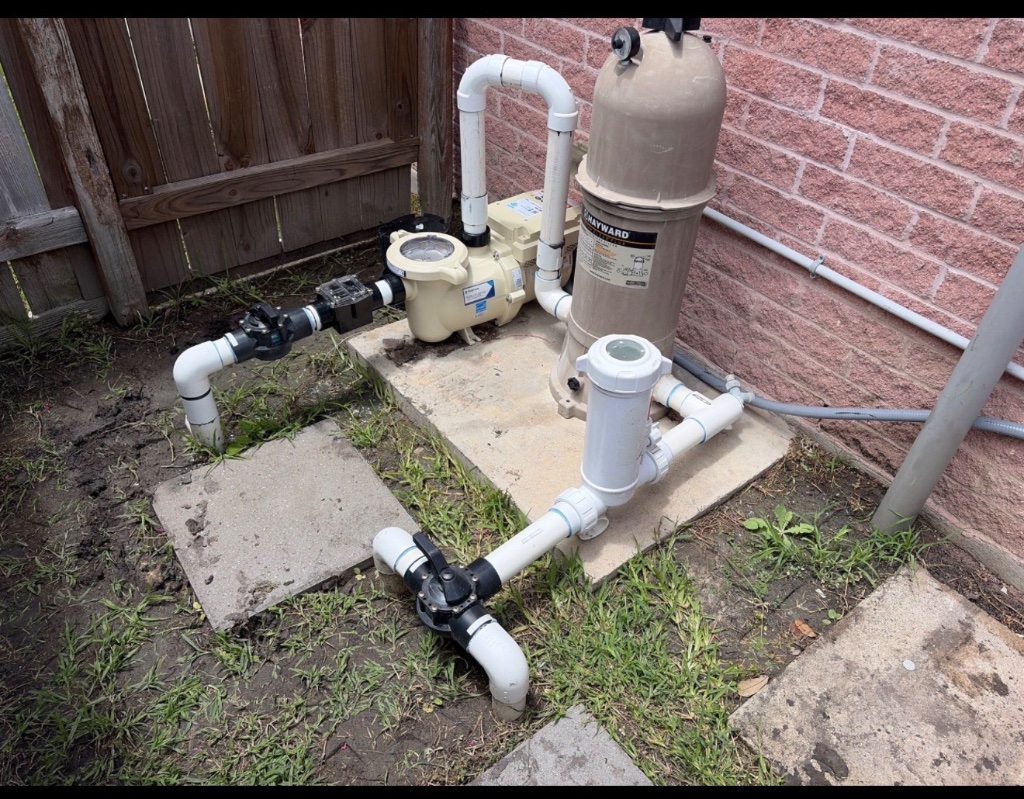 After: Pool Pump Replacement