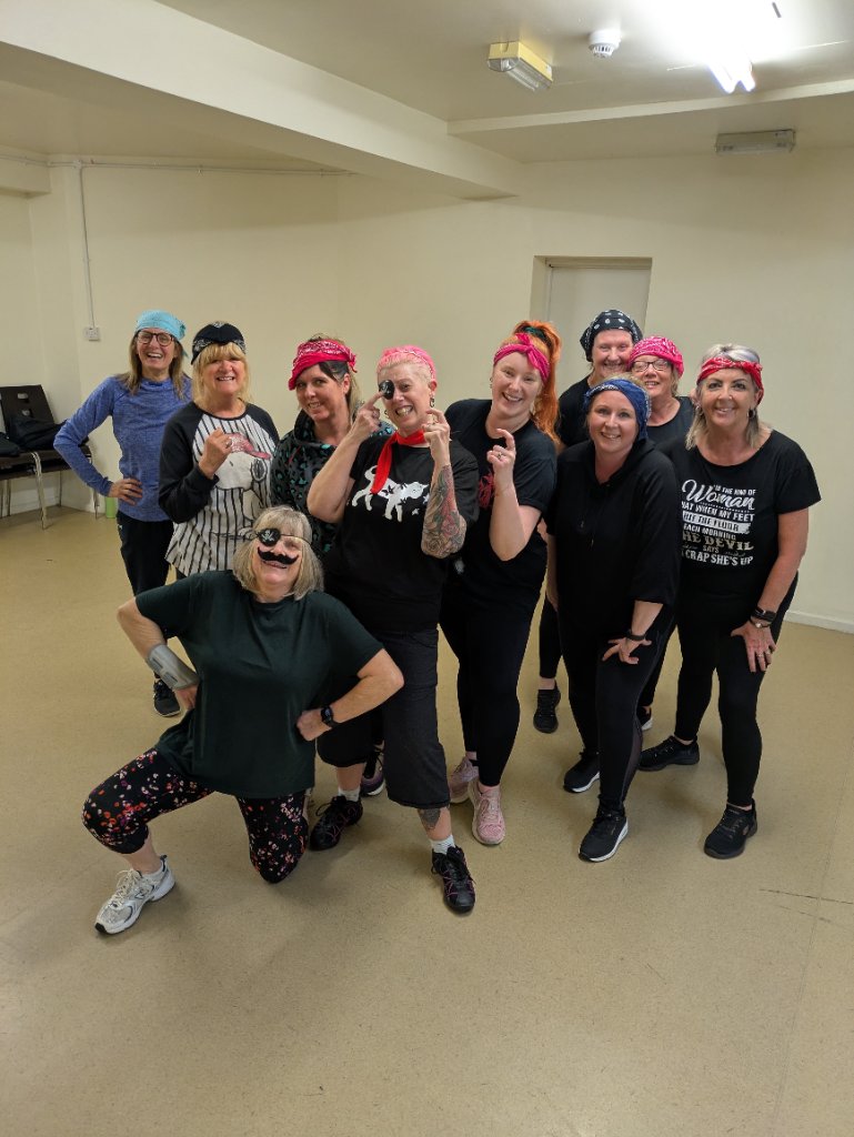 Vibe Dance Fitness class moving together