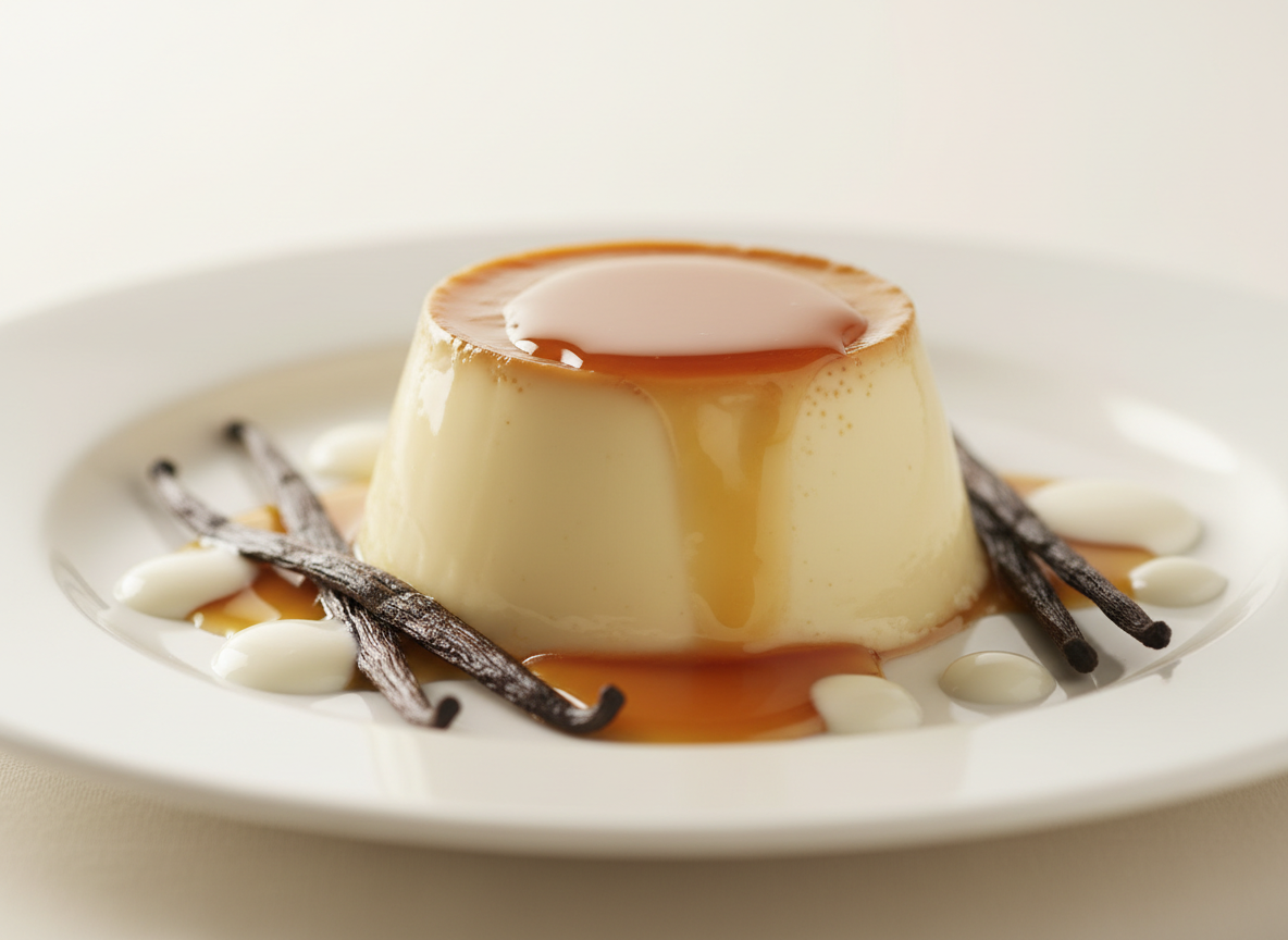 Flan de Baunilha