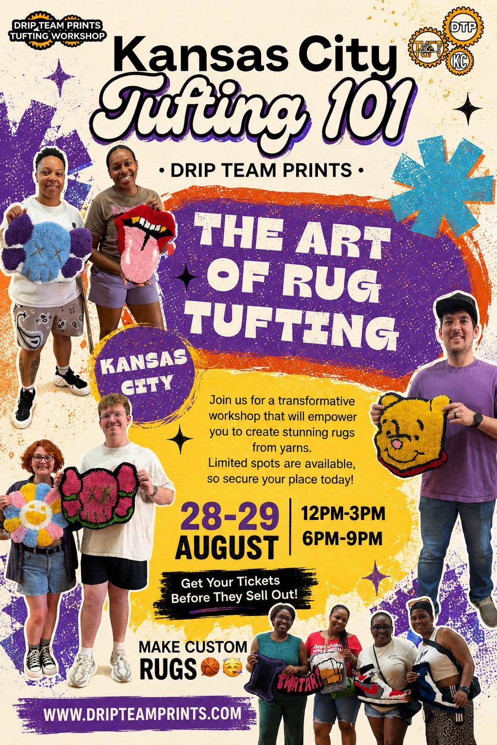 BTuftKC World Cup Tufting Classes