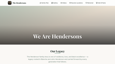 Family Tree template preview