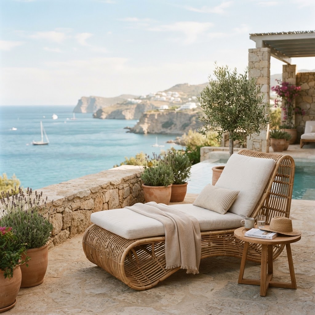 Rattan Lounge Chair
