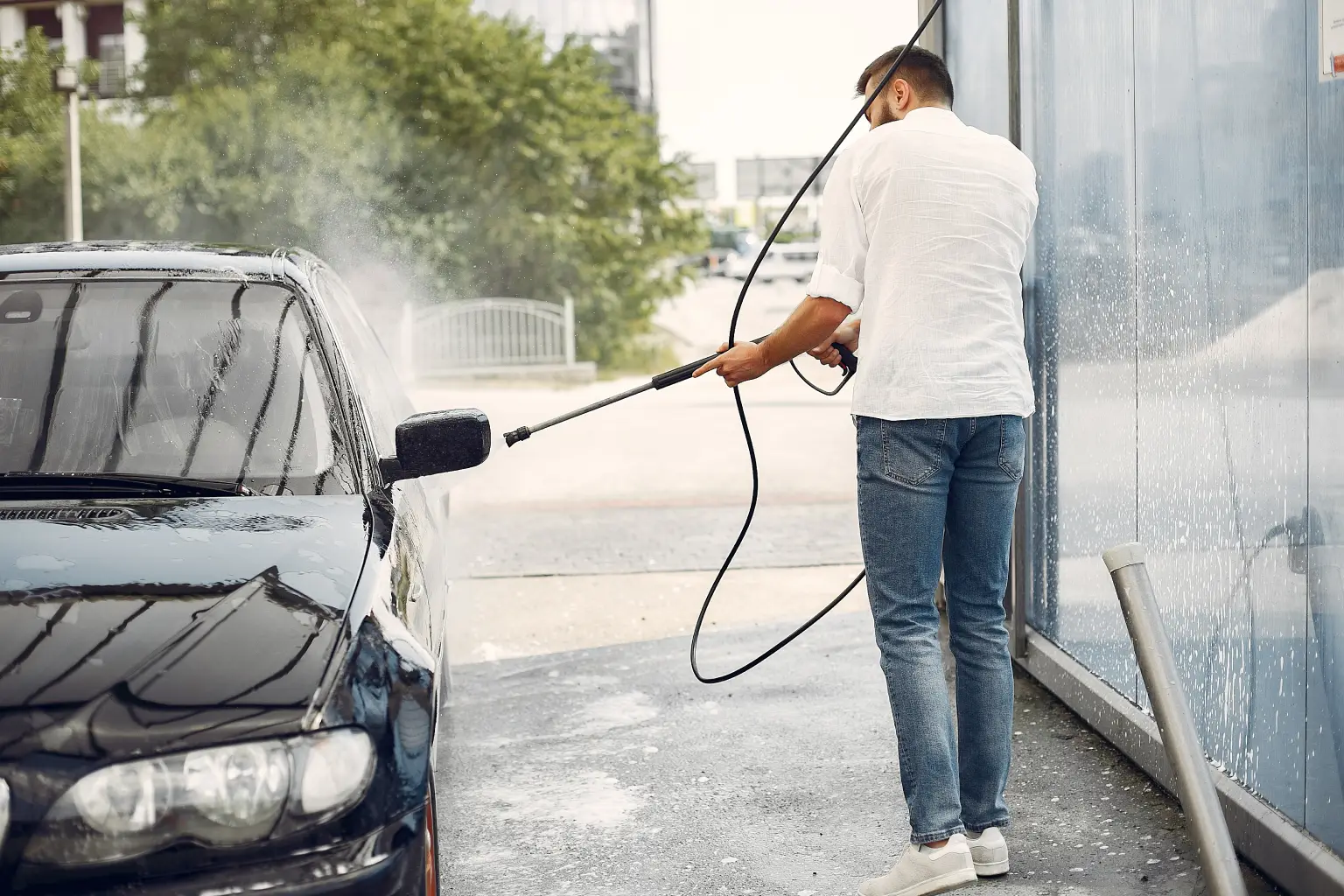 How Often Should a Parking Lot Be Pressure Washed? The 4 Factors