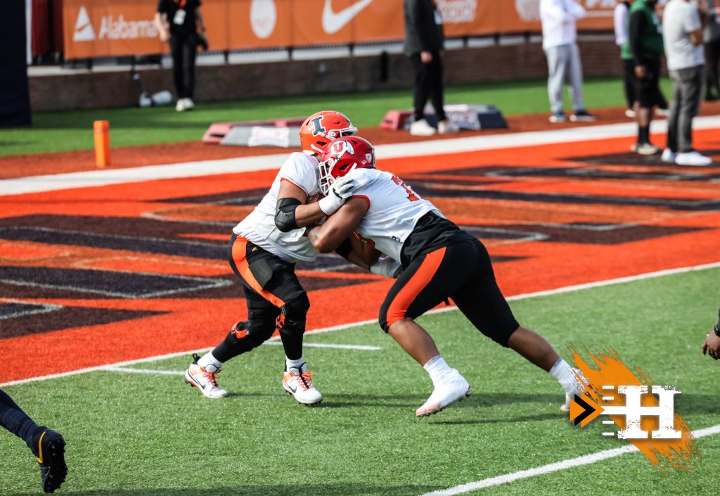 Senior Bowl — OL vs DL trench battle