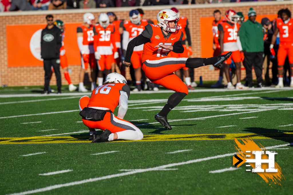 Senior Bowl — Liberty & Texas A&M receivers celebrate
