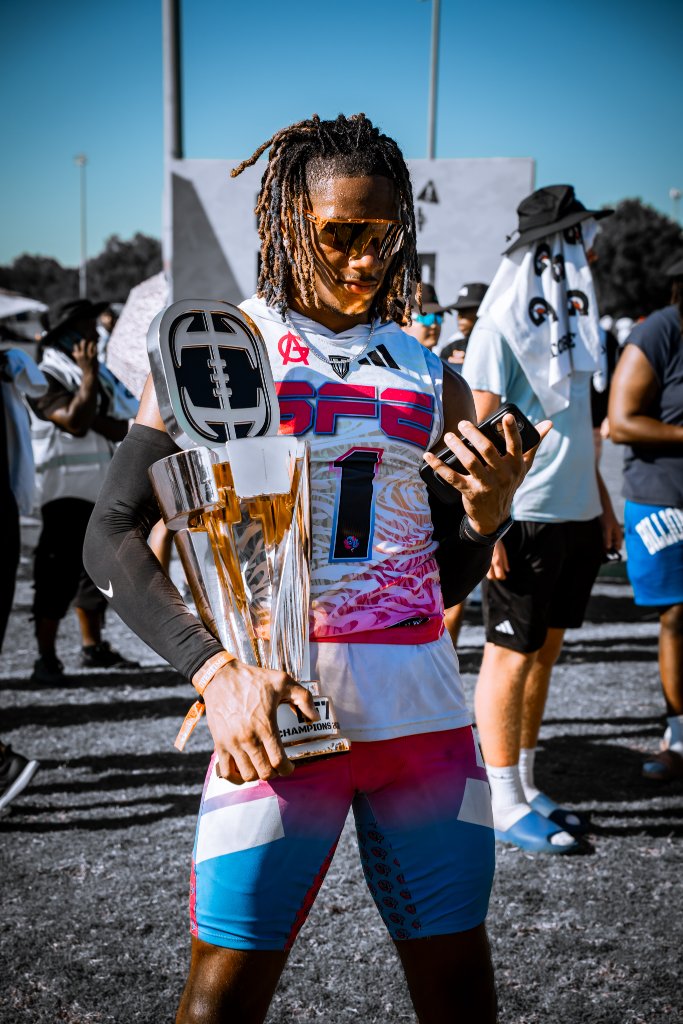 OT7 Nationals — SFE #1 poses with the championship trophy