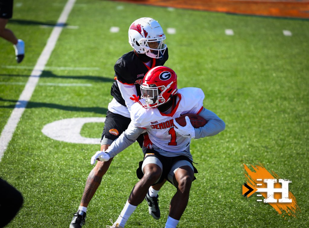 Senior Bowl — #1 Georgia WR makes the catch