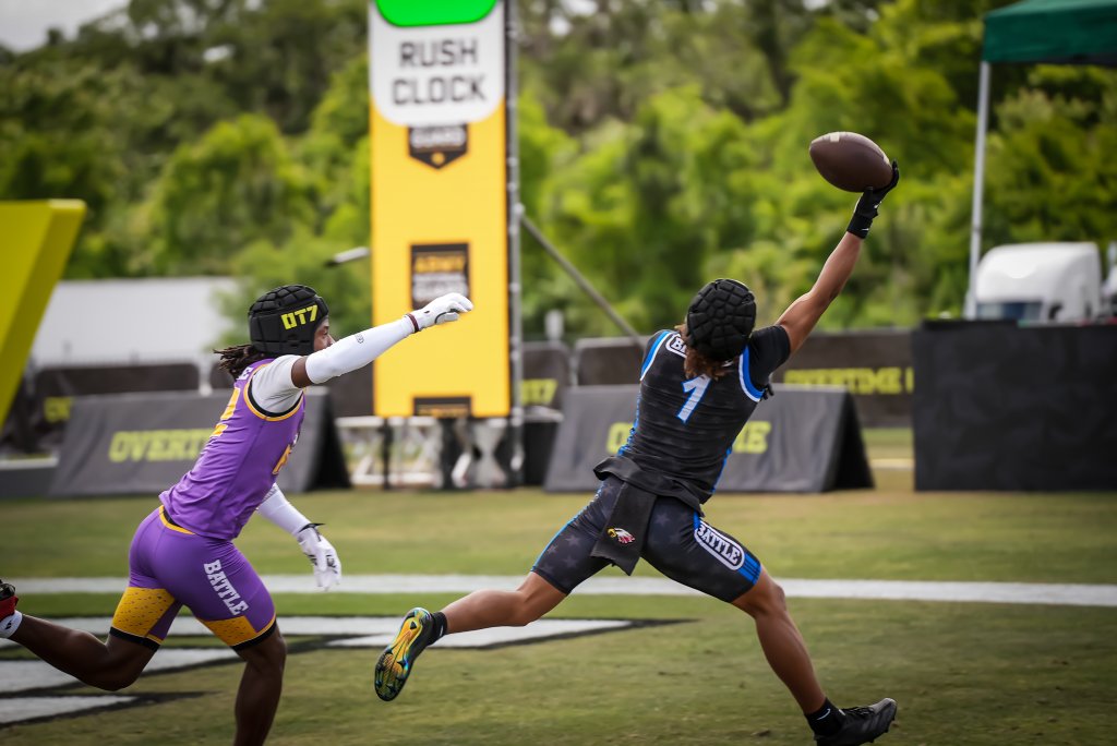 OT7 Nationals — #7 fully extended on a contested catch