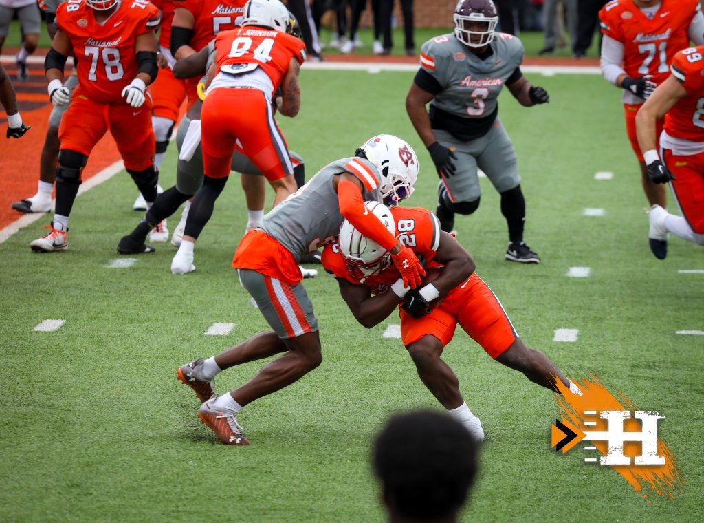 Senior Bowl — National team game action