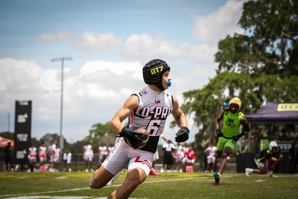 OT7 Nationals — Lo-Pro #6 runs the ball in 7-on-7 action