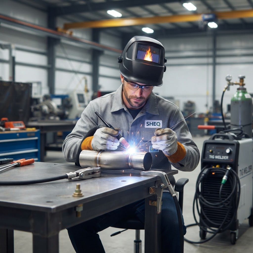 Electrocution TIG Welding