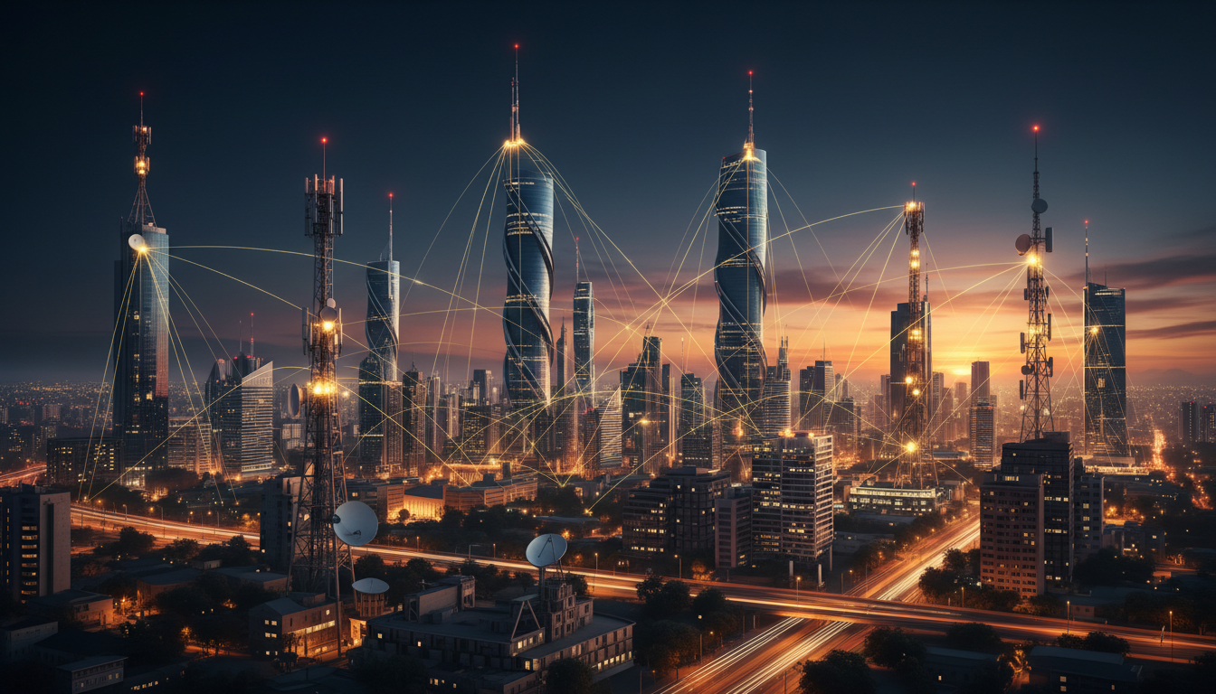 African cityscape