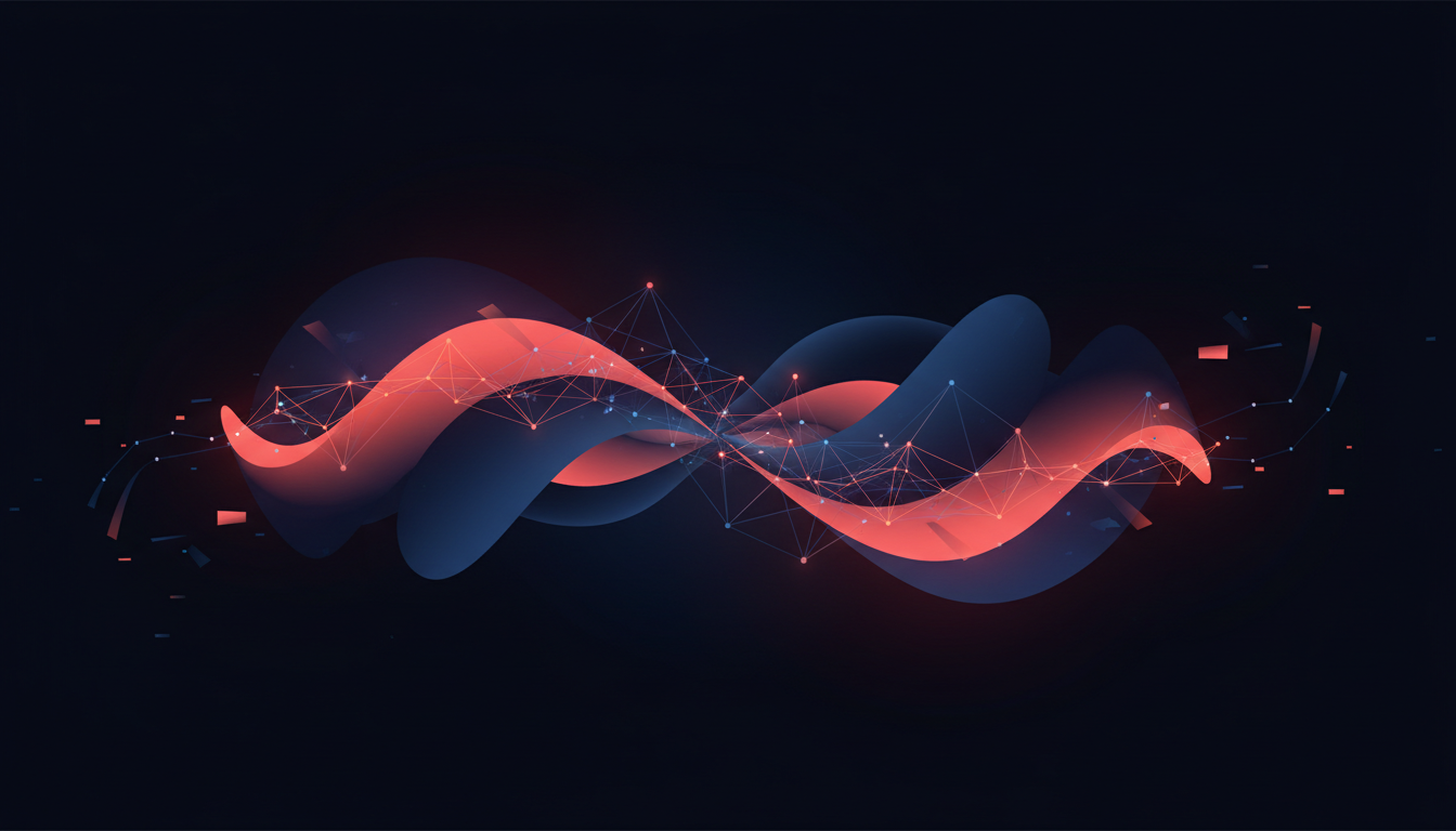 Abstract marketing visuals