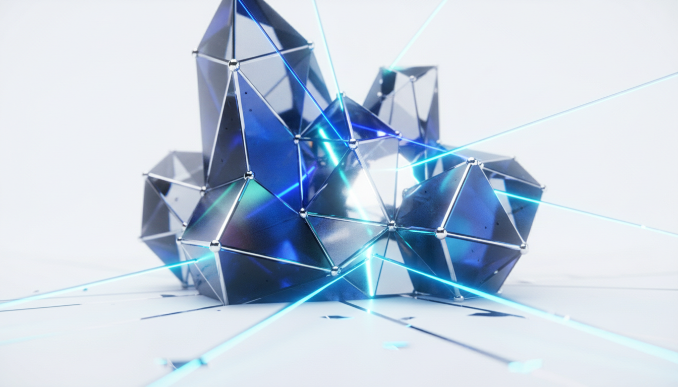 Abstract cybersecurity visualization