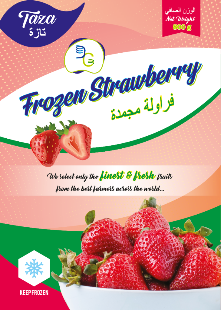 Taza Frozen Strawberry
