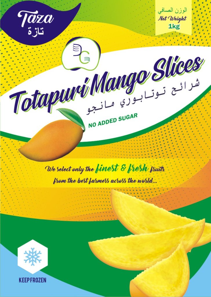 Taza Totapuri Mango Slices