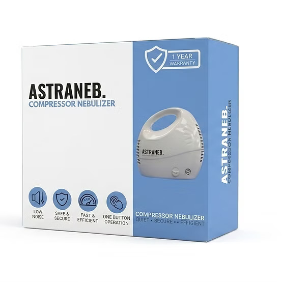 ASTRANEB Compressor Nebulizer Plus – ASTRANEB (Astra Med Technologies) – SK Pharmaceuticals Hyderabad