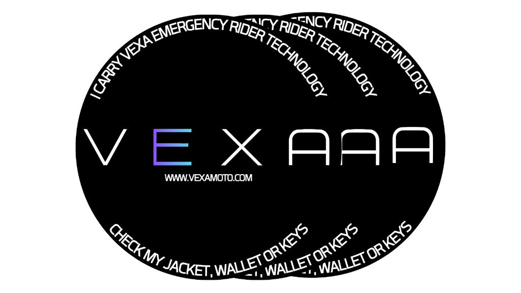 Replacement / Additional VEXA Helmet Sticker 3 Pack