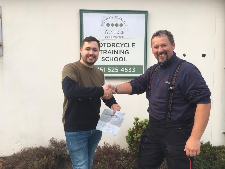 VEXA partnership with Aintree Motorcycle Training