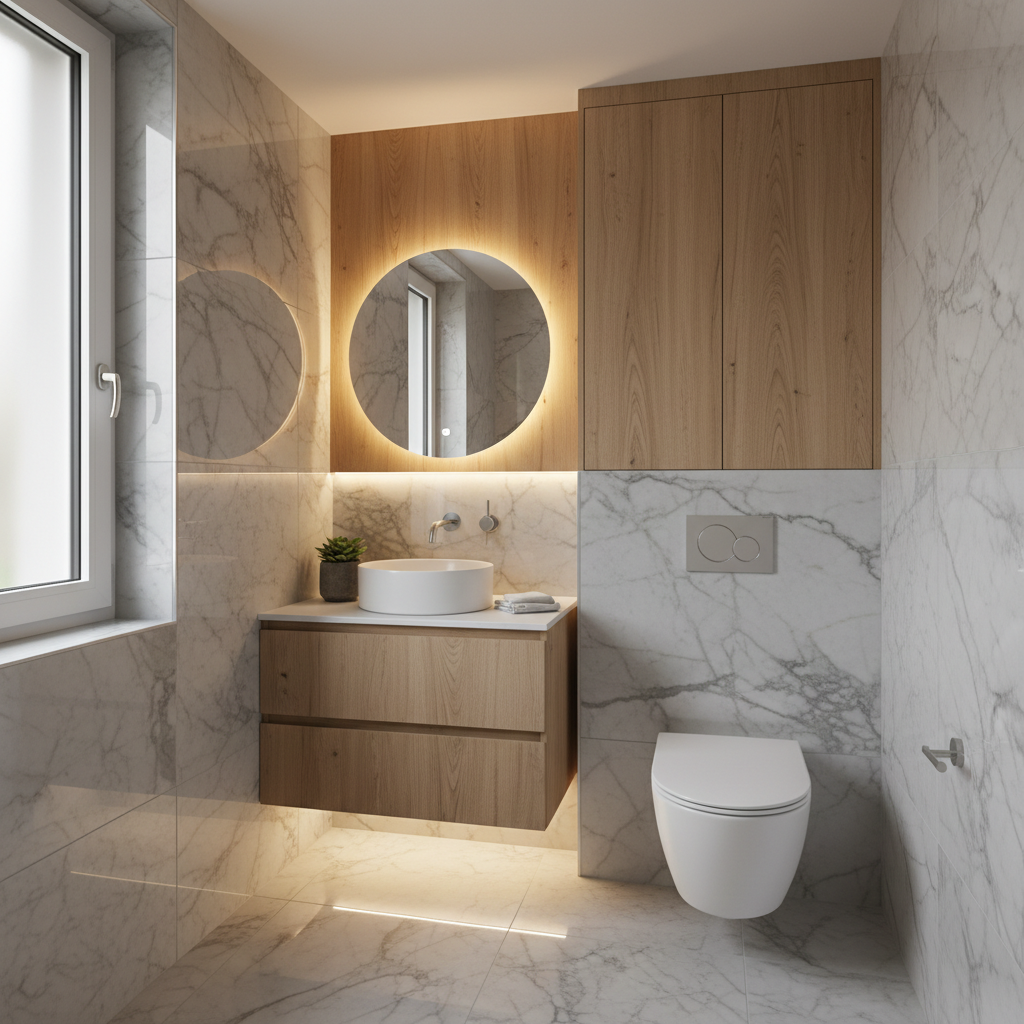 Après rénovation — WC suspendu — Paris 9e