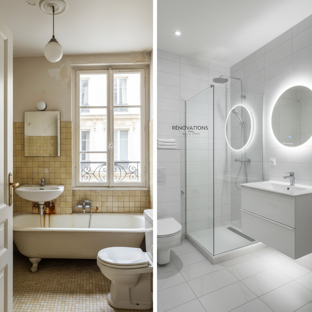 Après rénovation — Salle de bains — Vincennes