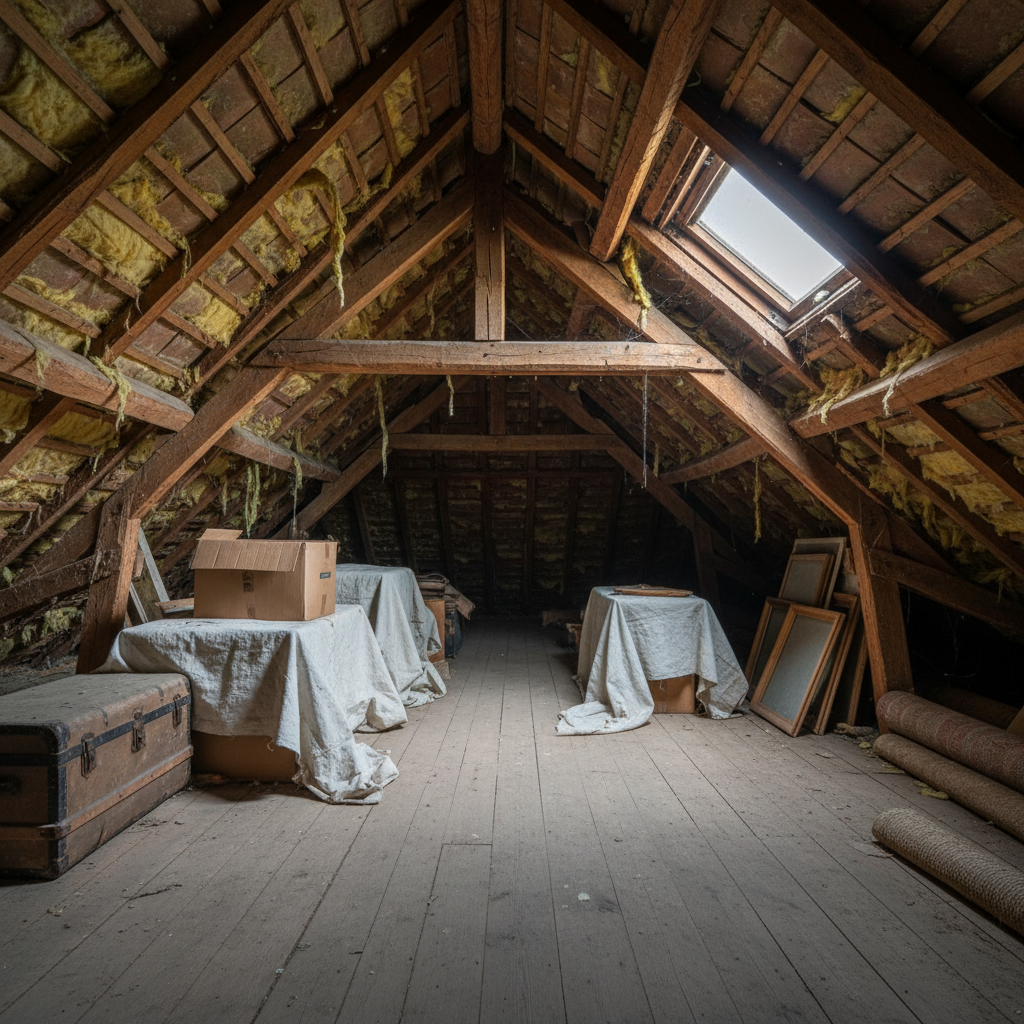 Avant rénovation — Combles aménagés — Maisons-Laffitte