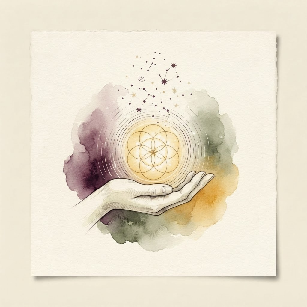 A glowing book radiating healing ripples