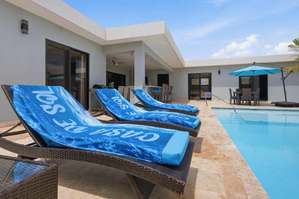Pool and outdoor entertaining area