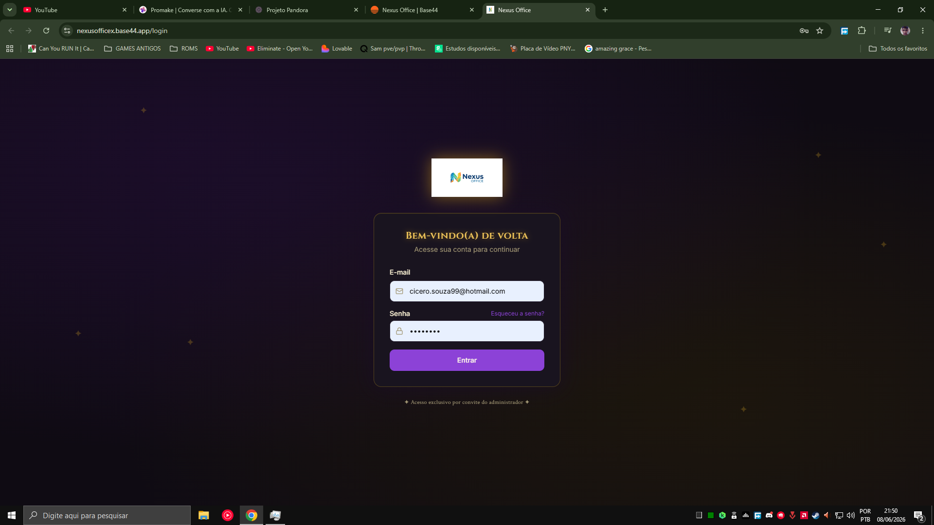 TESTE template preview