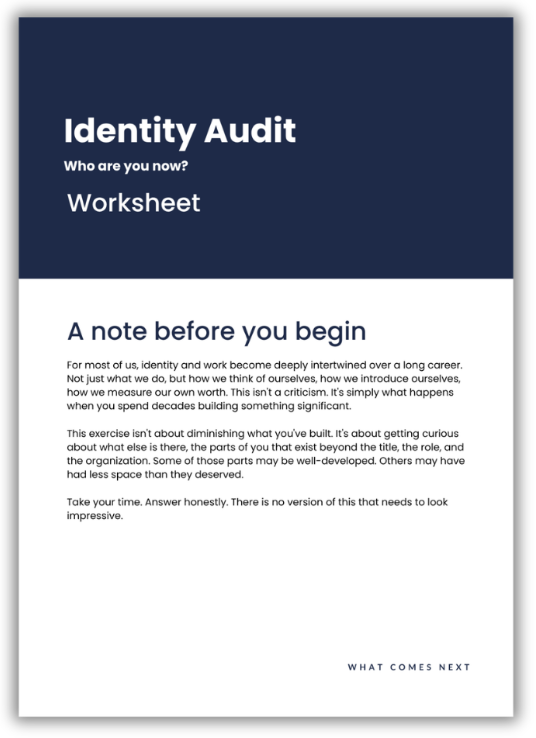 Identity Audit Worksheet