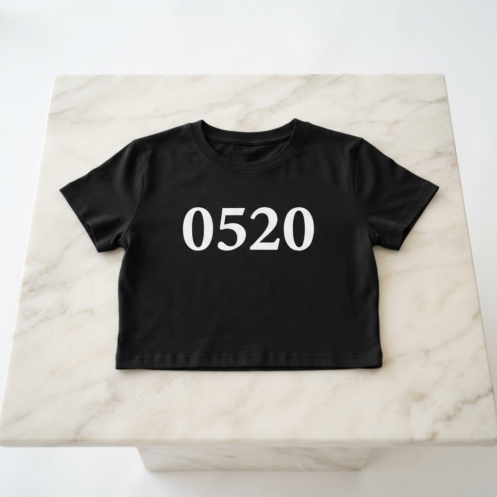 0520 Black Baby Tee
