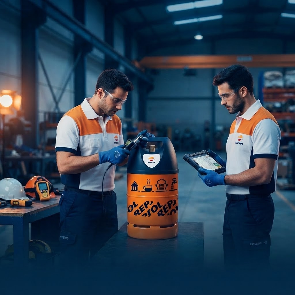 Revisión de gas con bombona Repsol