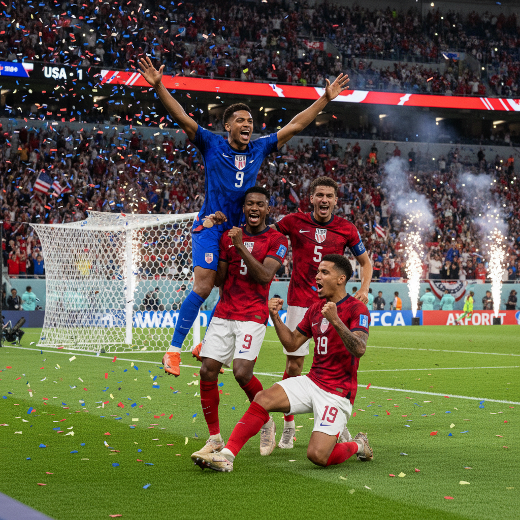 USA Soccer — representing the host nation
