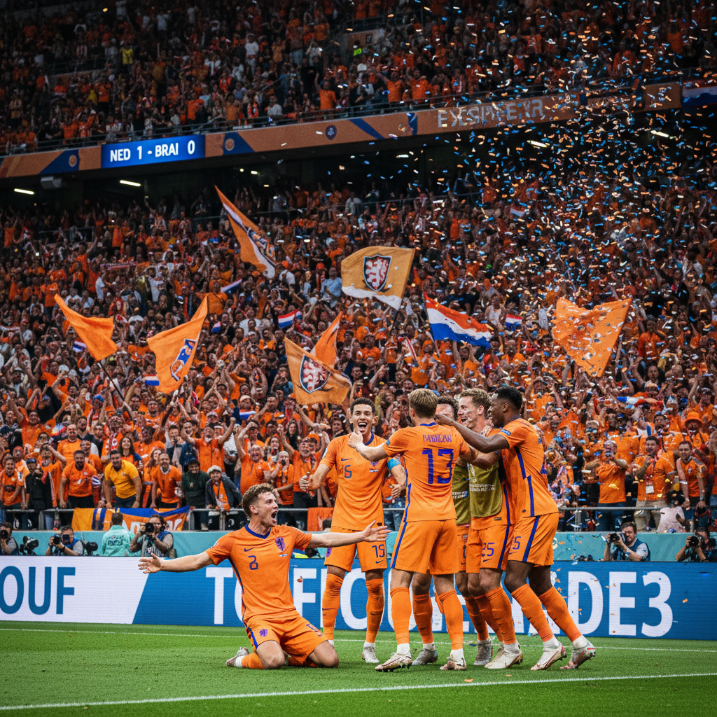 Netherlands — the orange army in full force