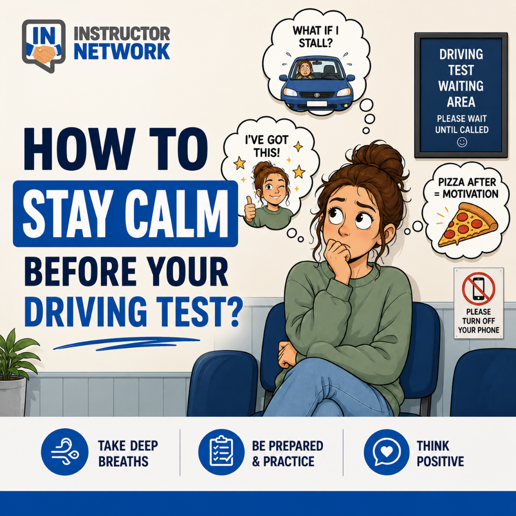 How to Stay Calm Before Your Driving Test