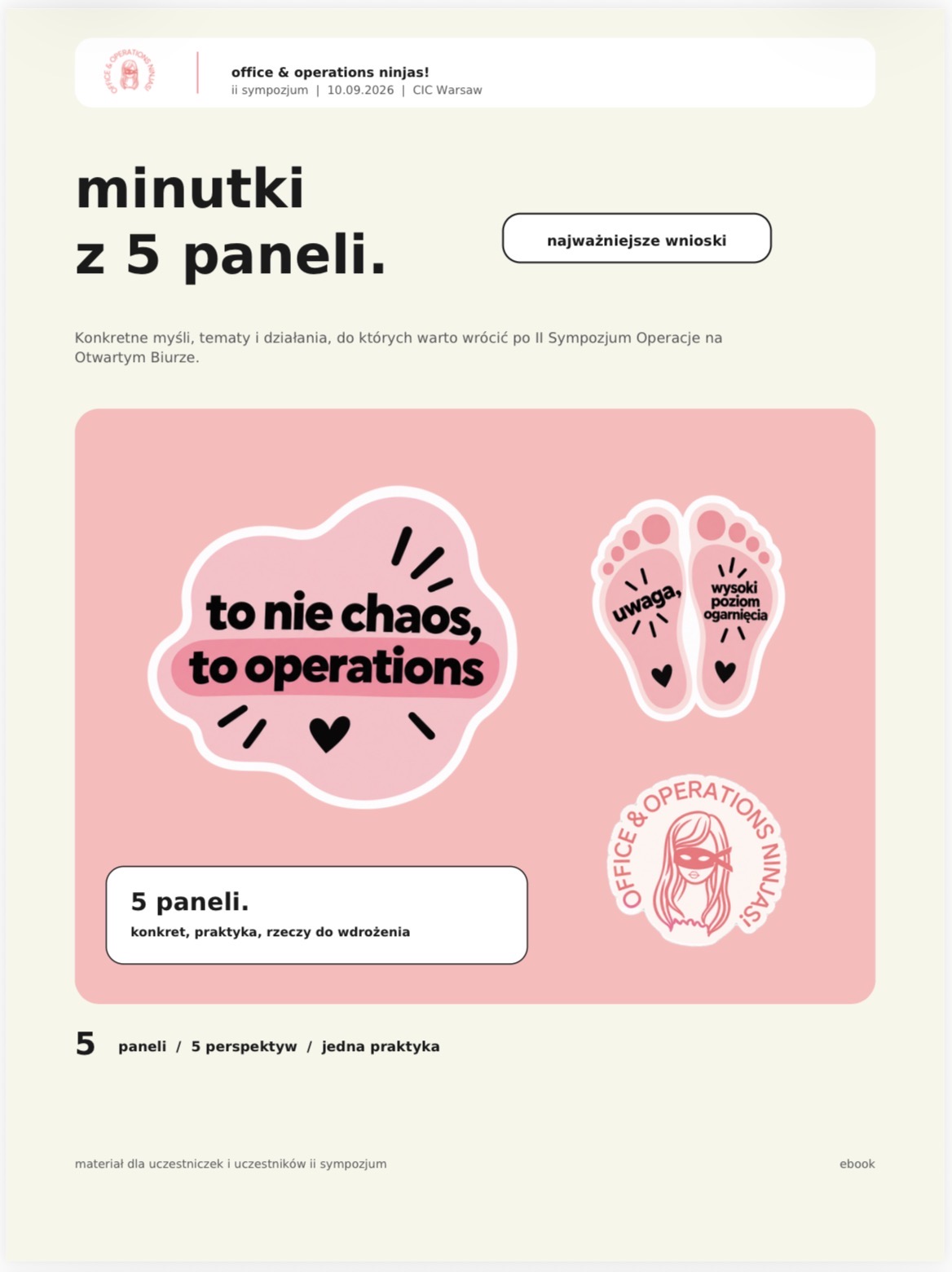 Minutki z 5 paneli — okładka ebooka